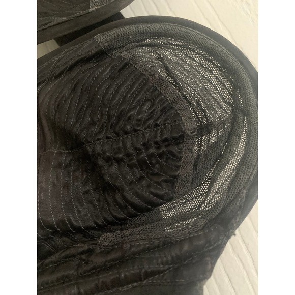 Black Strapless Whirlpool Bullet Bra 34 B - Picture 9 of 10